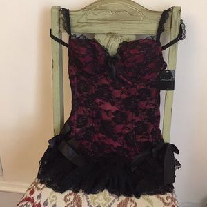 New sheer corset stretch